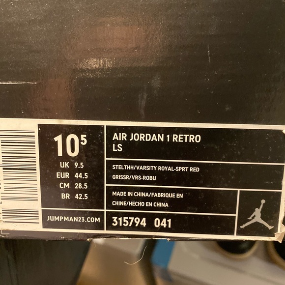 Air Jordan’s 1 retro LS - Picture 7 of 7